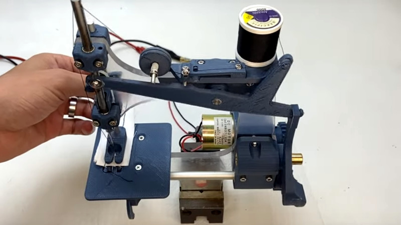 A Home Made Sewing Machine May Be The Only One