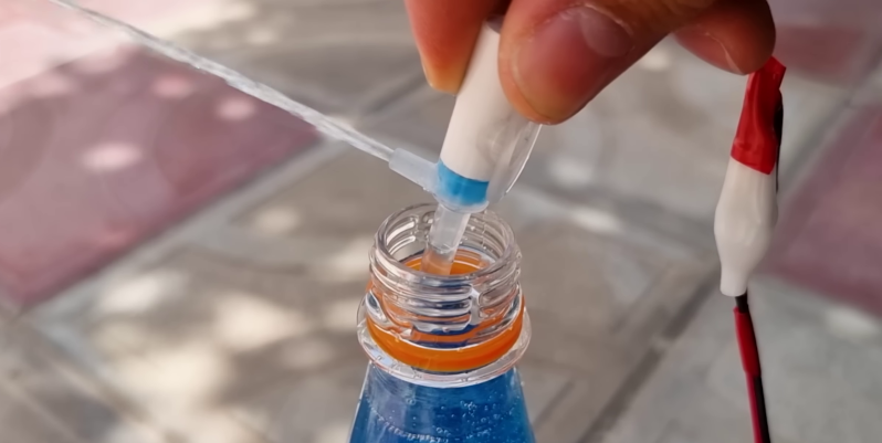 Turning a Pair of Syringes into a Tiny Water Pump