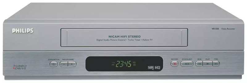 A VCR with NICAM support.
