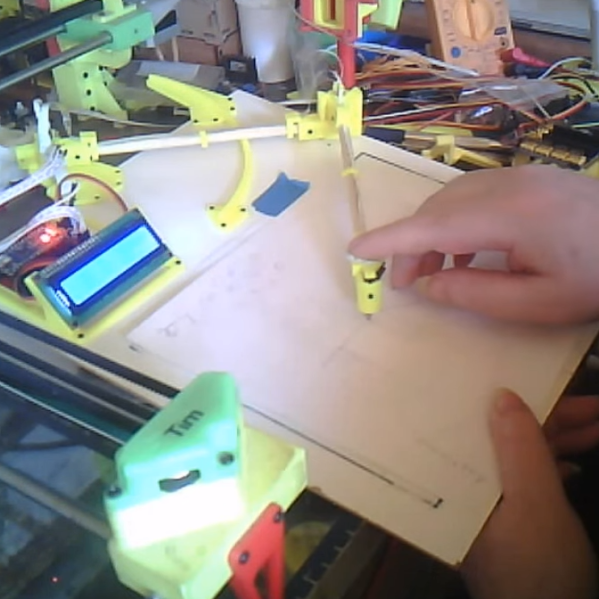 Building an electronic pantograph with Hall effect sensors