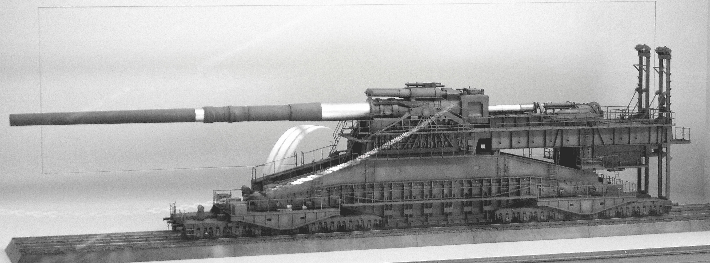 Schwerer Gustav railway gun unknown date or location Framed Print