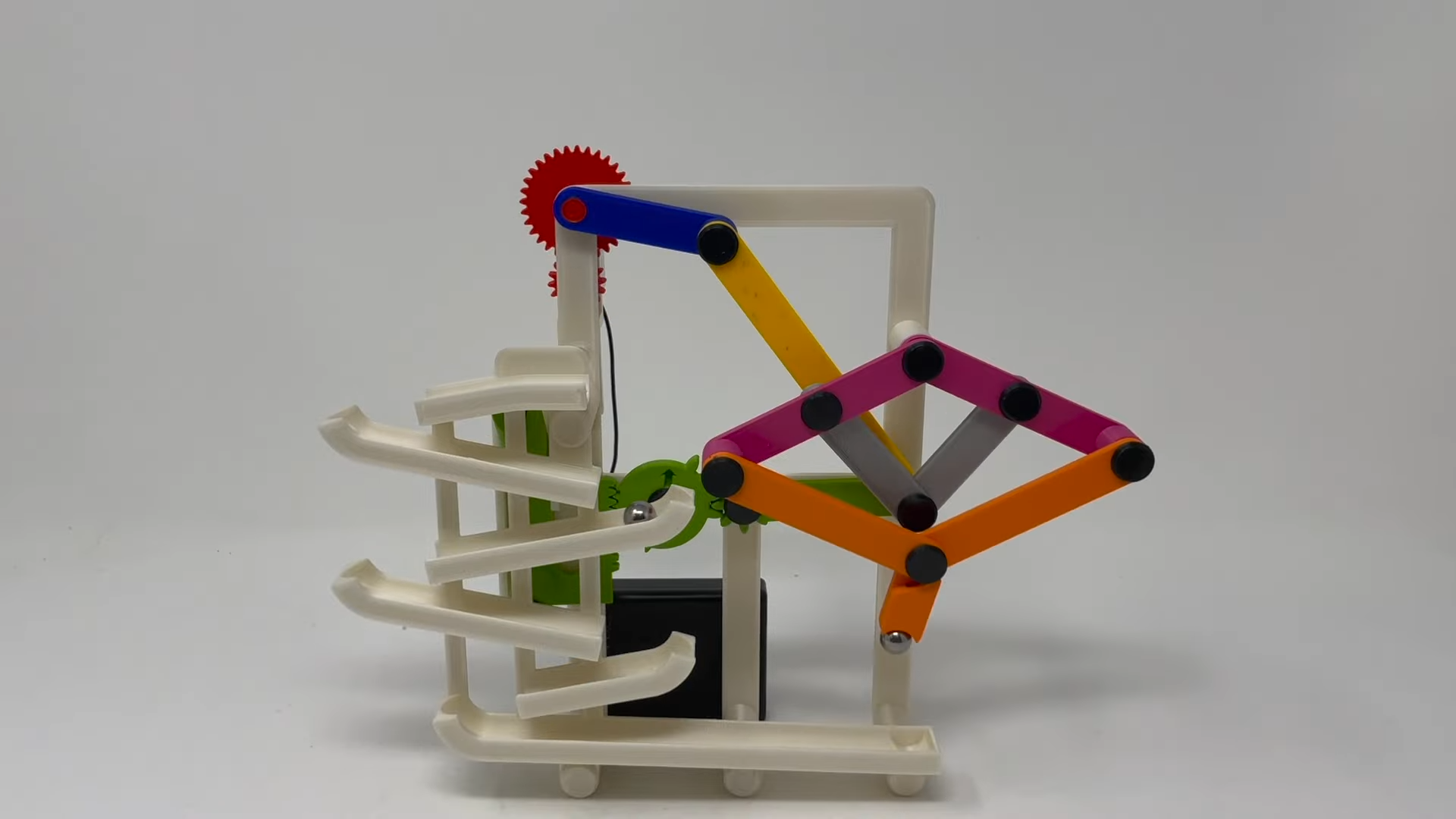 A 3D Printed Marble Run Features Neat Elevator Linkage | LaptrinhX