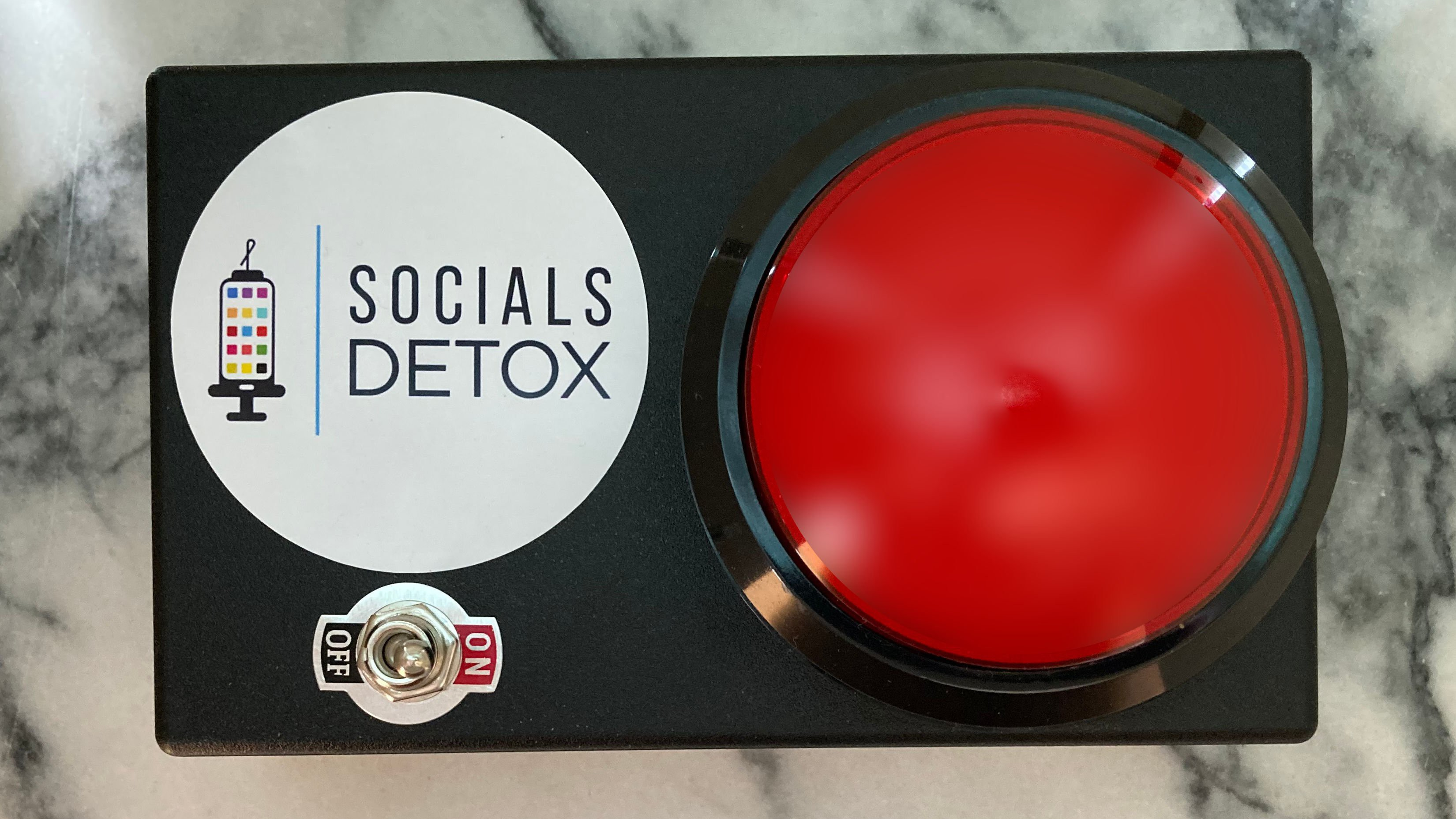 Hit that big red button for instant social media detox