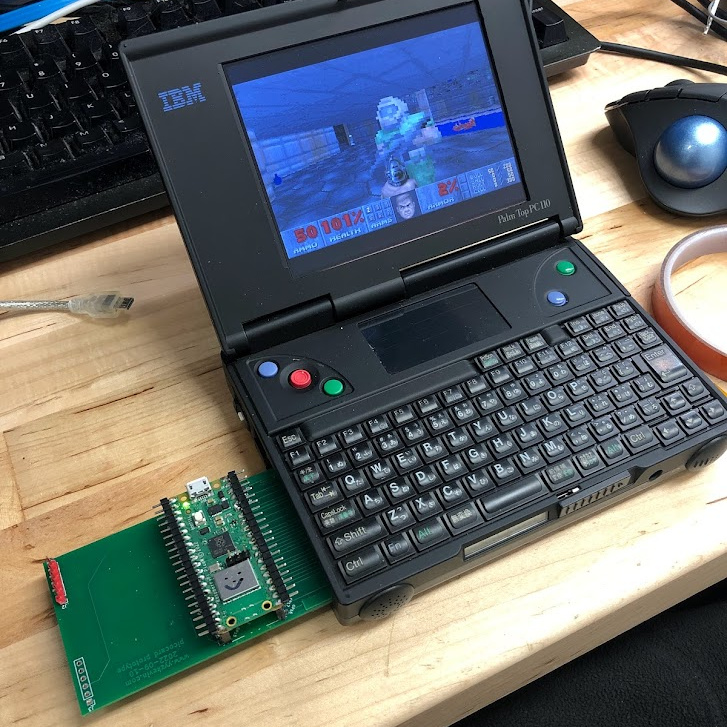 Pi Pico W Does PCMCIA, Gets This IBM PC110 Online | Hackaday