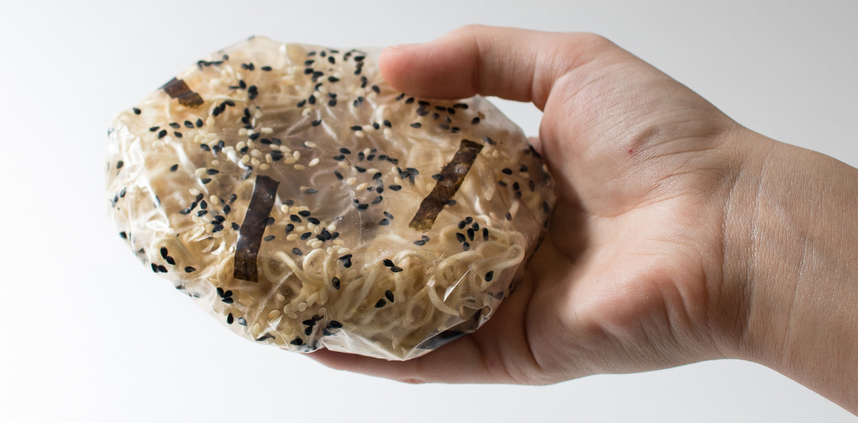 Reimagined ramen comes in edible packaging