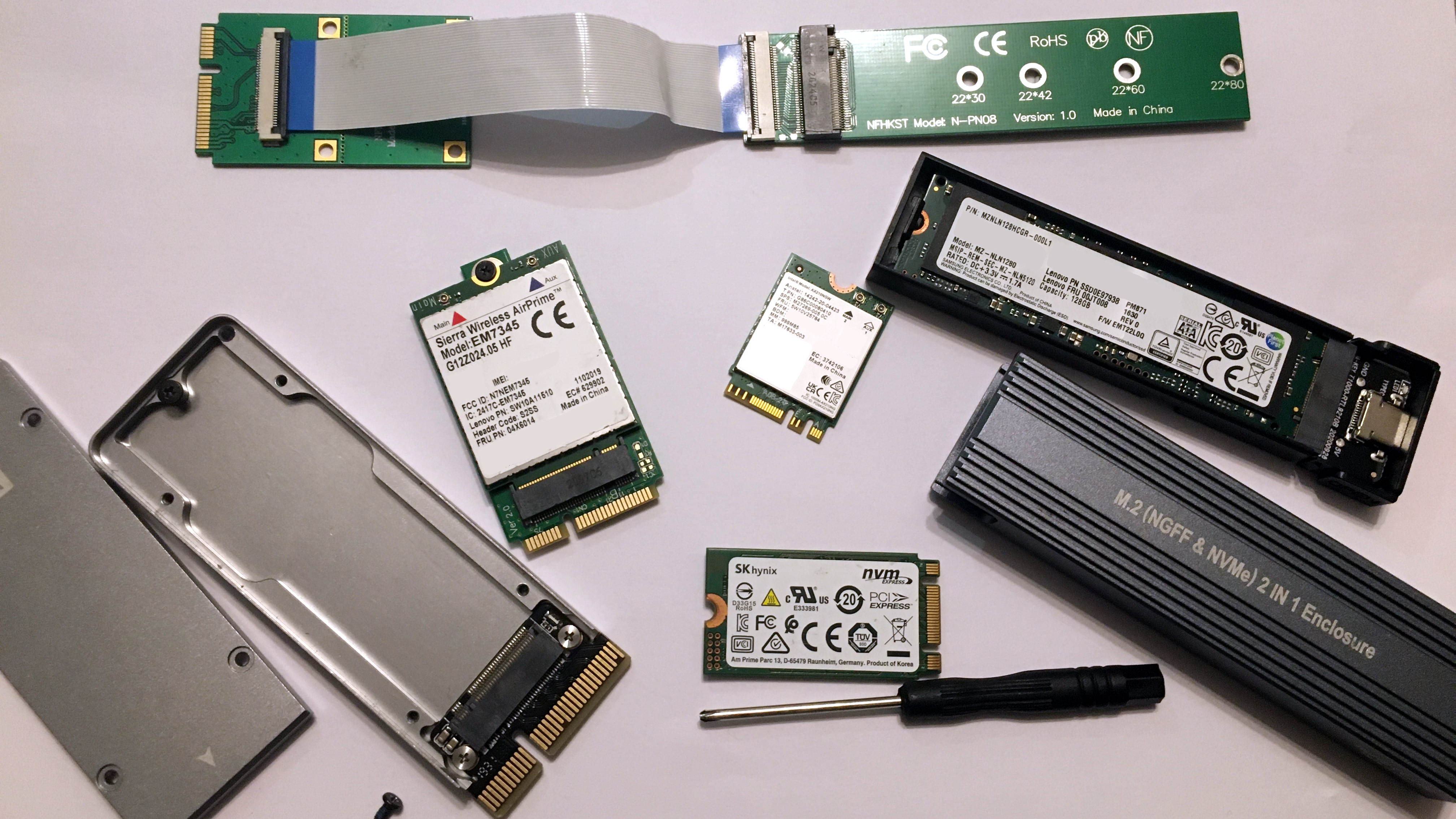 Connect a NVMe m2 ssd to a SATA m2 port - Super User