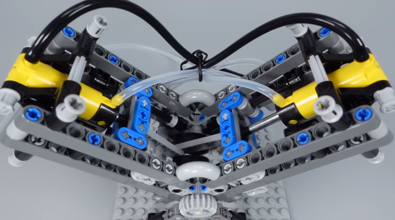 Exploring Piston Engine Design With LEGO | Hackaday