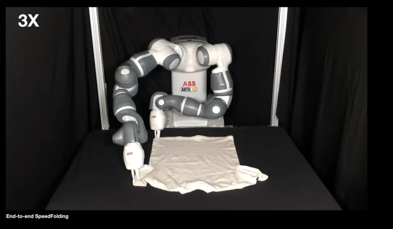 FoldiMate robot folds laundry automatically.