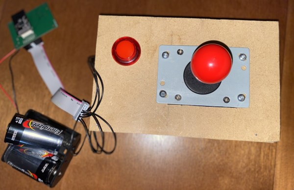 A home-made wireless game controller