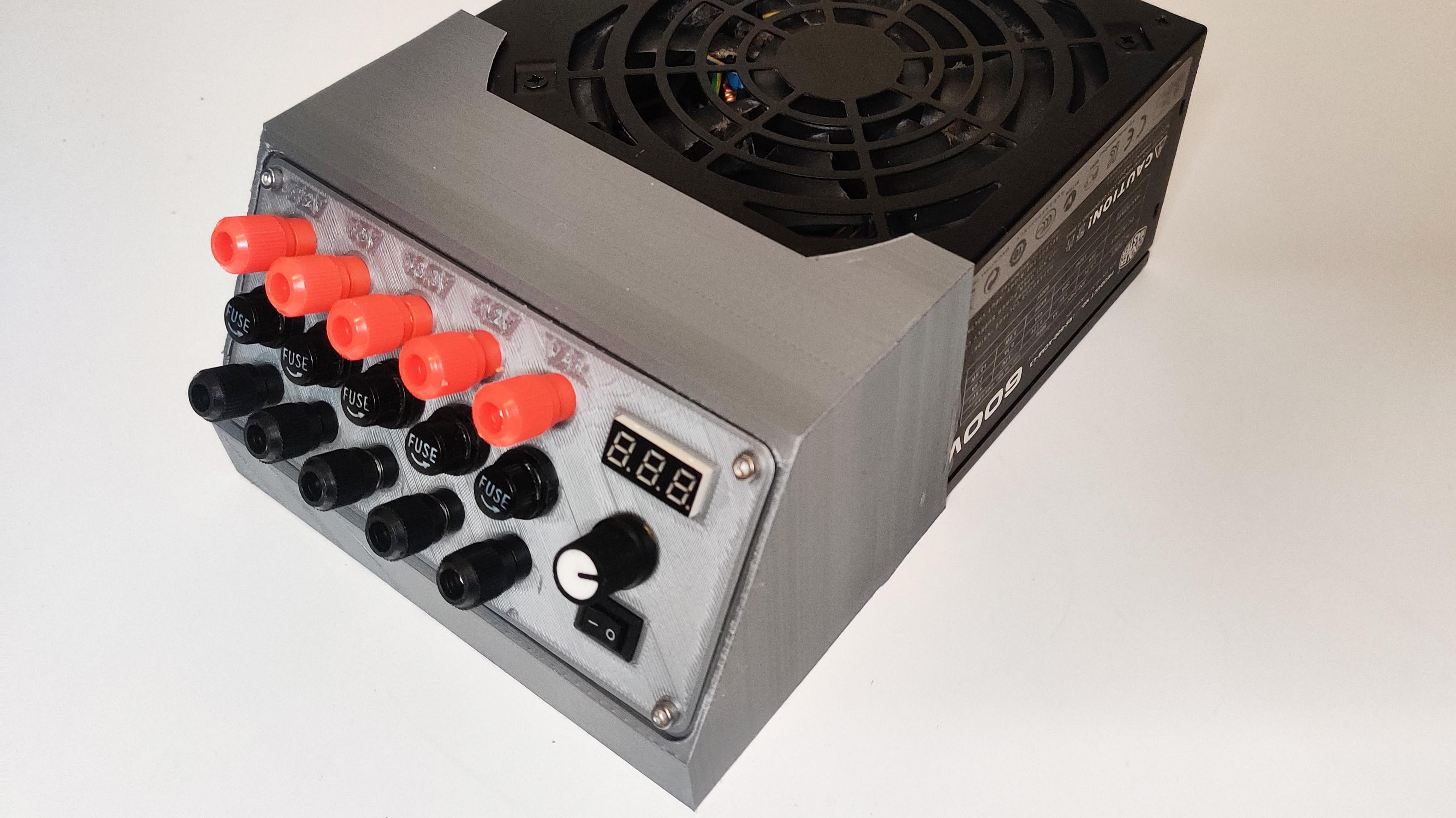 Simple ATX Bench Power Supply Adds Variable Output