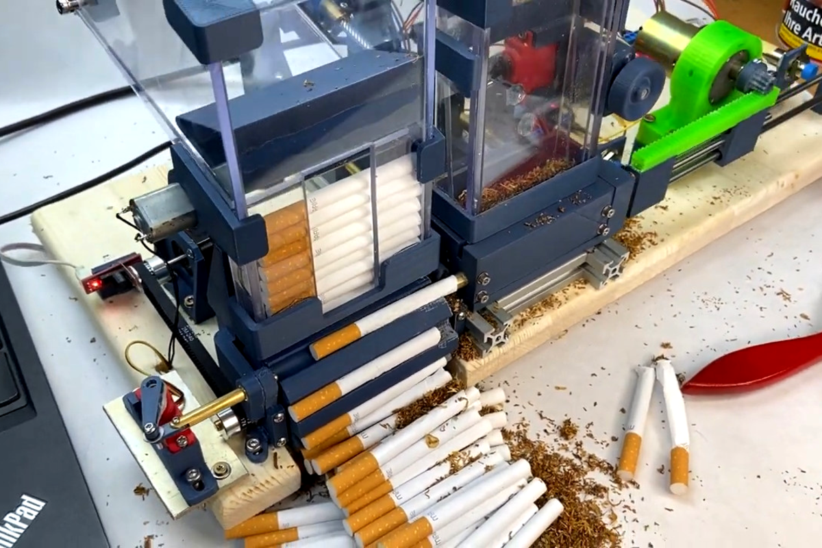 See The Forbidden Cigarette Device In Motion