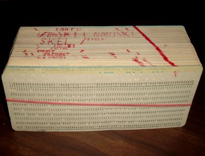 SET of Soviet Punch Cards (IBM 80-column), Punched Paper Tape