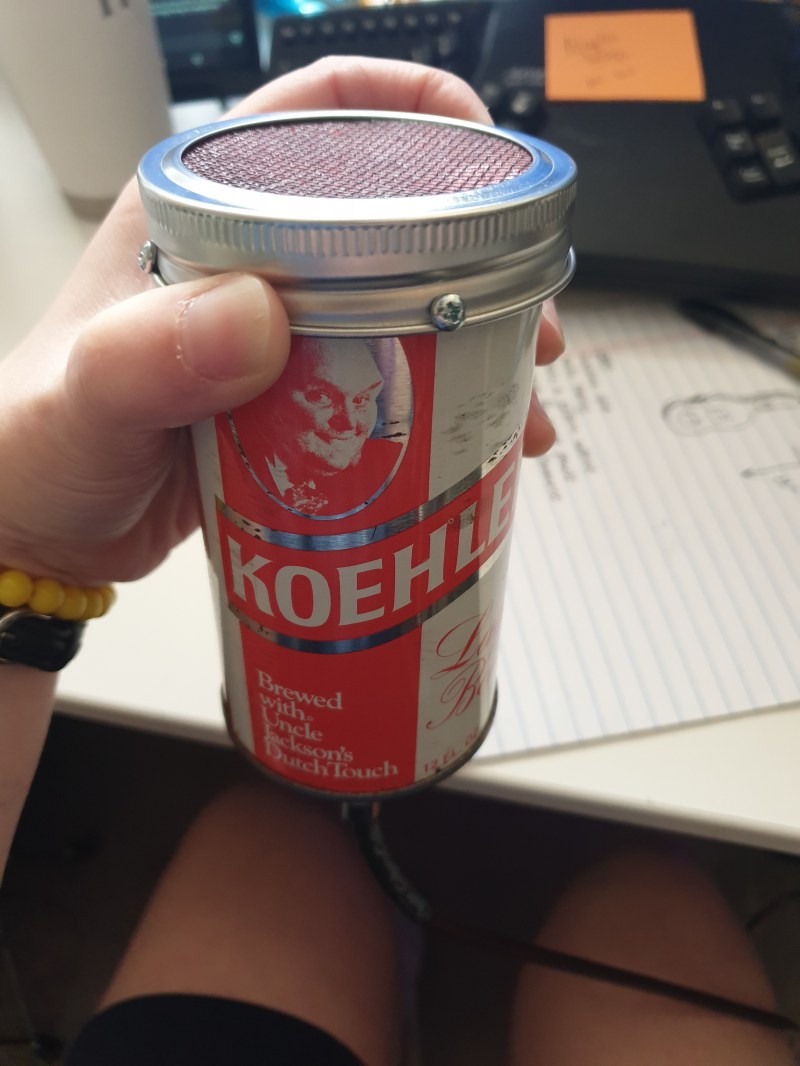 Lo-Fi Fun: Beer Can Microphones | Hackaday