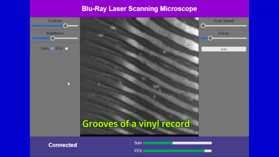 Laser Scanning Microscope Built With Blu-ray Parts