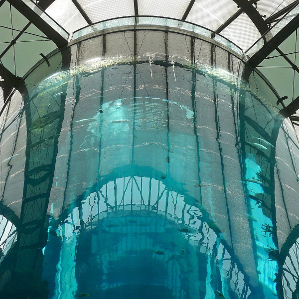 Aquarium Fish Tank Dual Scale C/F Flat Adhesive Thermometer Glass