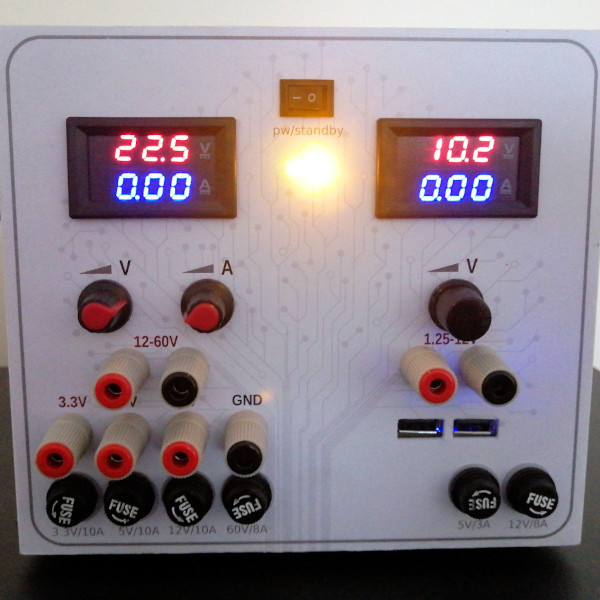 A Very Tidy ATX Bench PSU | Hackaday