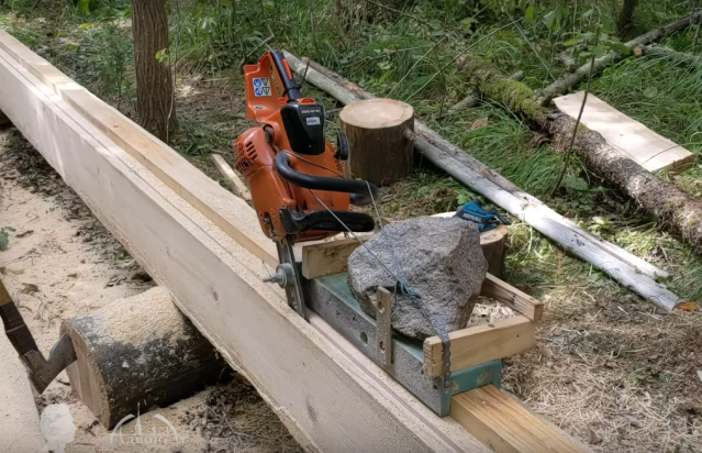 Chainsaw wood shop milling machine