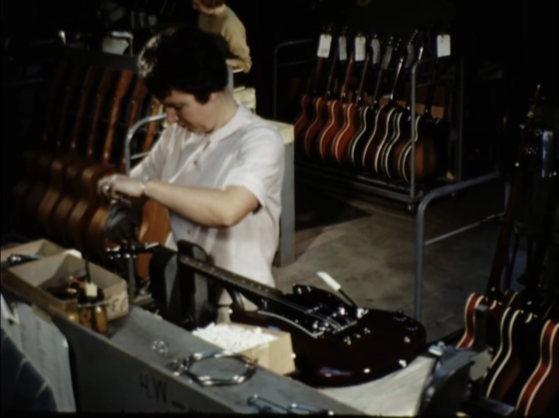gibson factory tour 1967