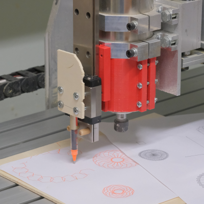 Pen-plotter CNC router conversion