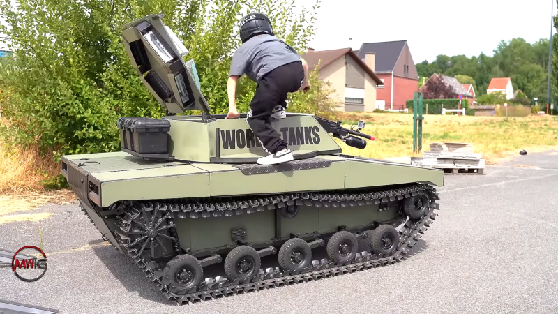 Dad Builds Frickin’ Tank For His Son