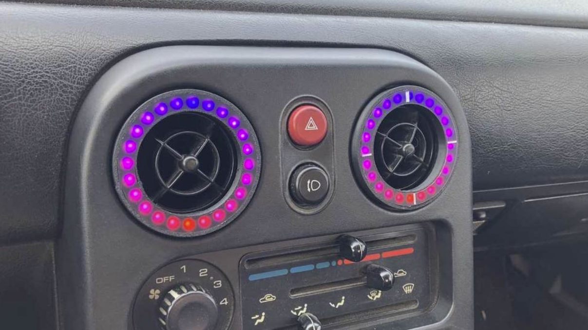 LED Air Vent Gauges are a Tasteful Mod for the Mazda Miata