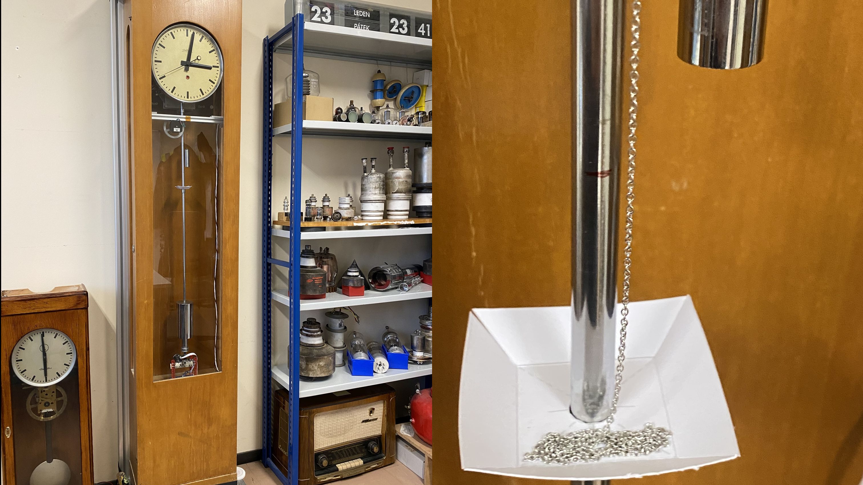 An Atomic Pendulum Clock Accurate Enough For CERN
