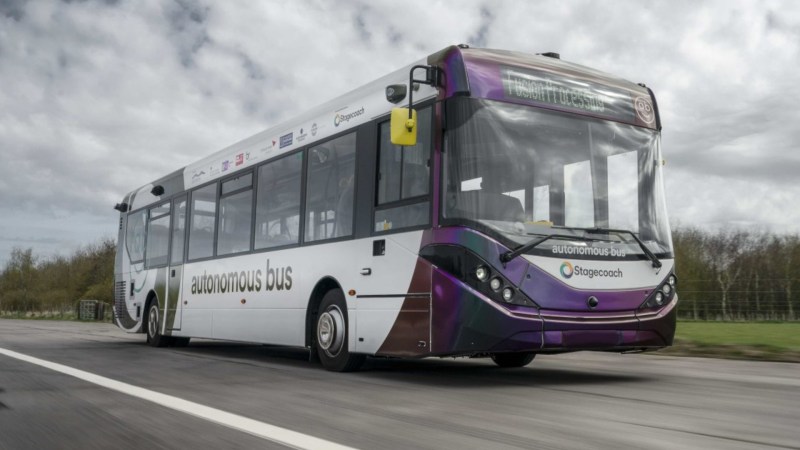 Driverless Buses Take To The Road in Scotland