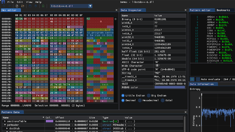 ImHex: An Open Hex Editor for the Modern Hacker