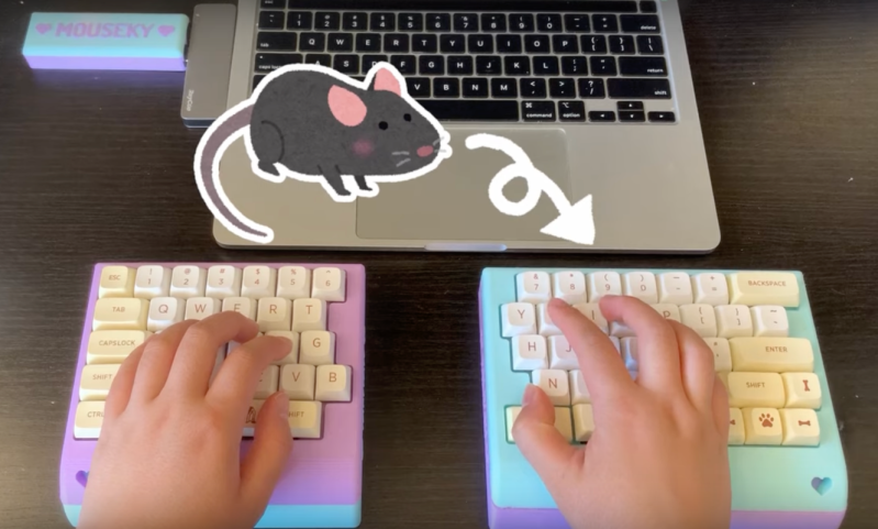Mechanical Keyboard Is Also a Mouse
