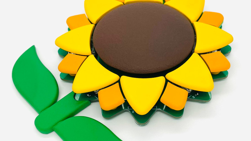 Das schöne Sonnenblumen-Makropad wird Ihnen ans Herz wachsen