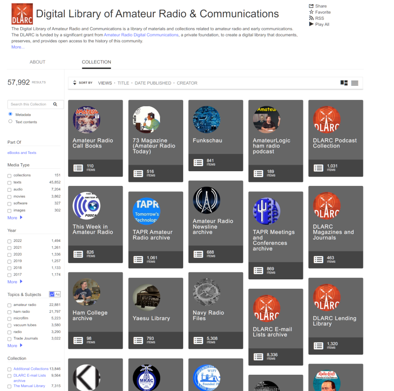 Digital Library Of Amateur Radio And Communications Is A Treasure