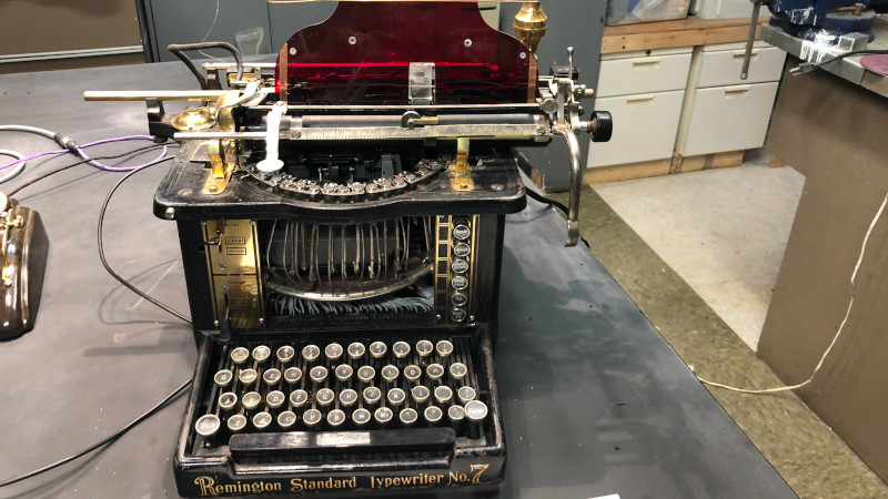Typewriter Mashup Becomes 120-Year-Old Teletype