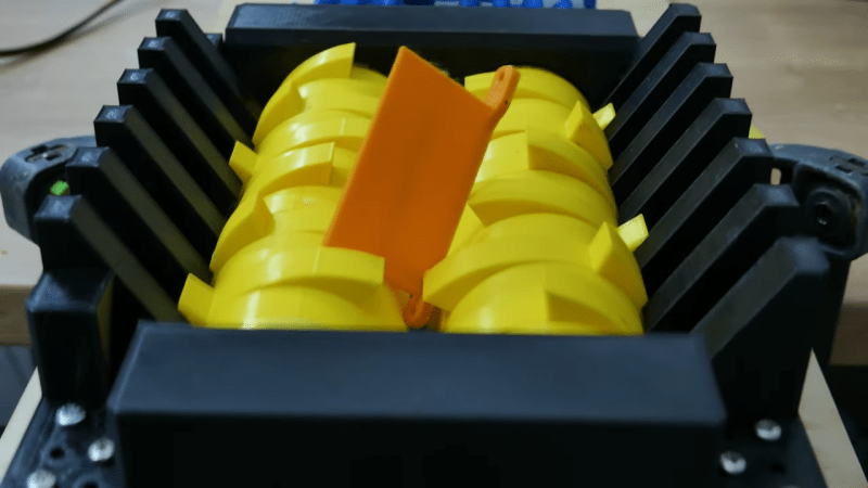 3D-Printed Shredder Eats Lettuce For Breakfast