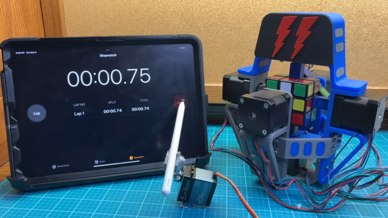 Rubik’s Cube Solver Does It In 4.56 Seconds