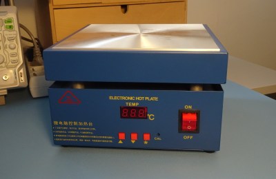 A hot plate fur use in SMD soldering