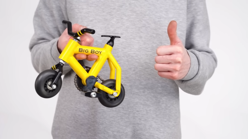 Tiny Yet Functional Bike Built From Scratch