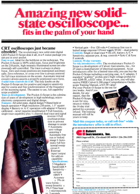 Retro Gadgets: The 1983 Pocket Oscilloscope