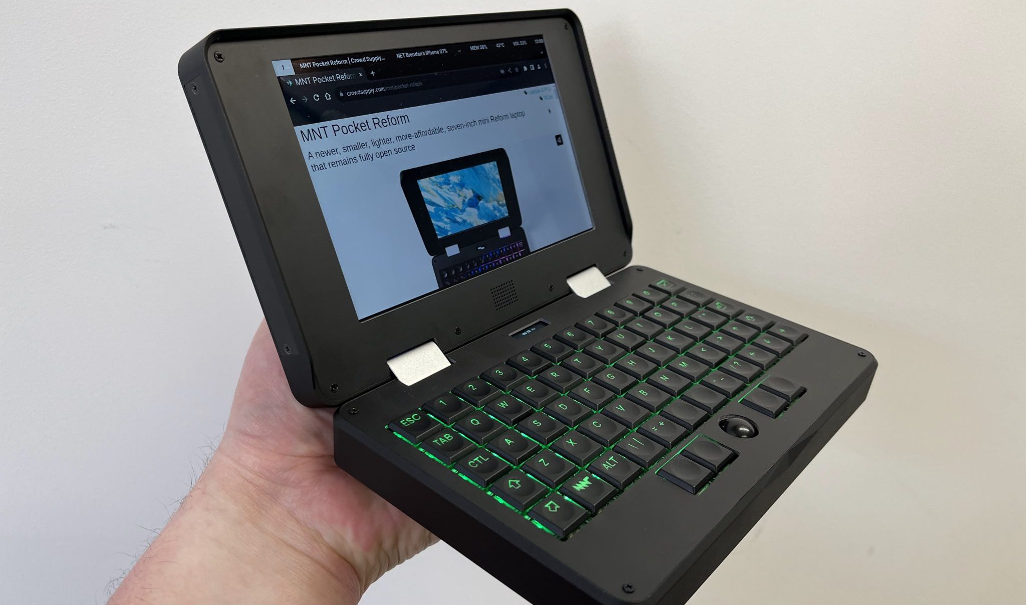 Le mini-ordinateur portable modulaire Pocket Reform de MNT sera
