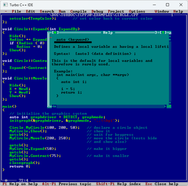 Revisiting Borland Turbo C And C++ | Hackaday