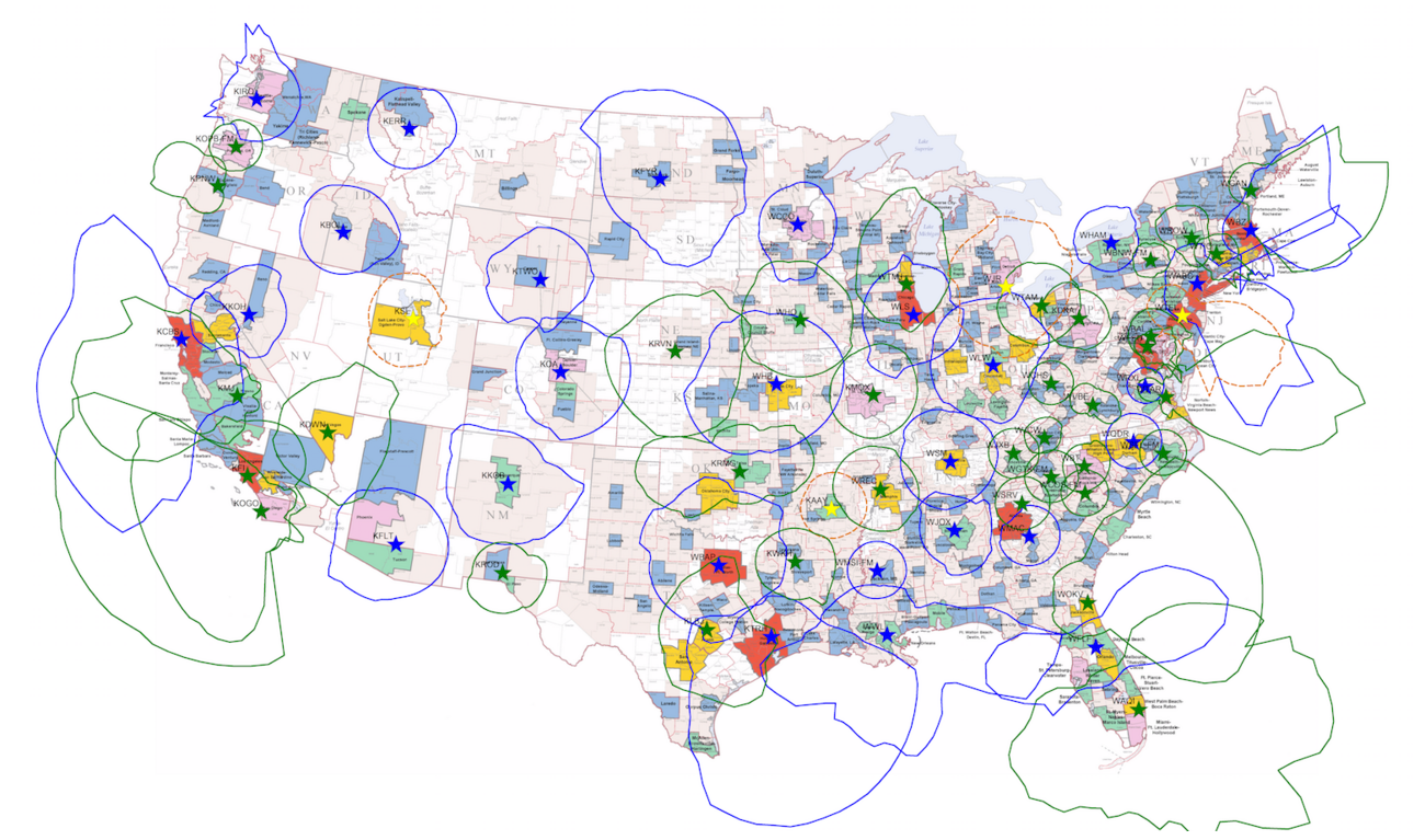 Stations and Coverage Map - Ampers