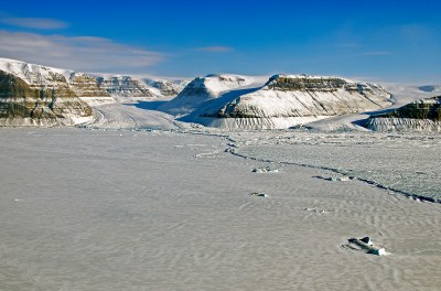 mother nature crying glacier