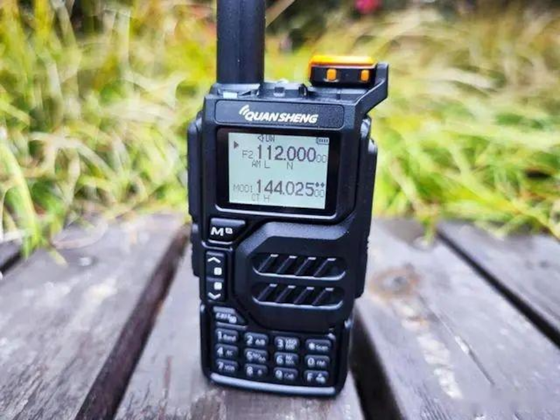 QUANSHENG K-5 - BANDA AÉREA - AIR BAND - TESTE NEW FIRMWARE 