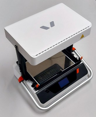 The vaquform machine, on a neutral white background