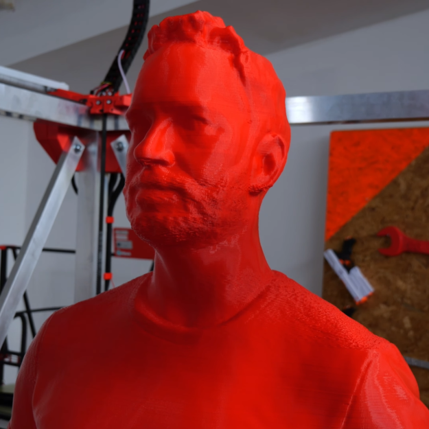 Giant 3D Printer Can Print Life-Sized Human Statues | Hackaday