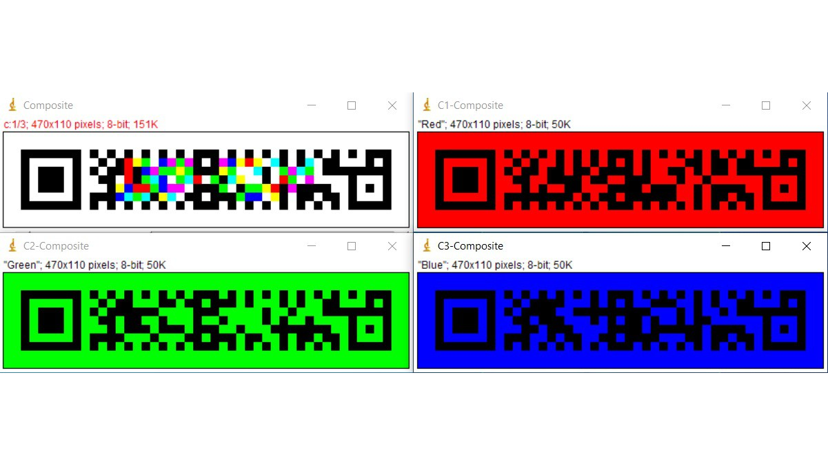 Color Can Triple QR Code Capacity