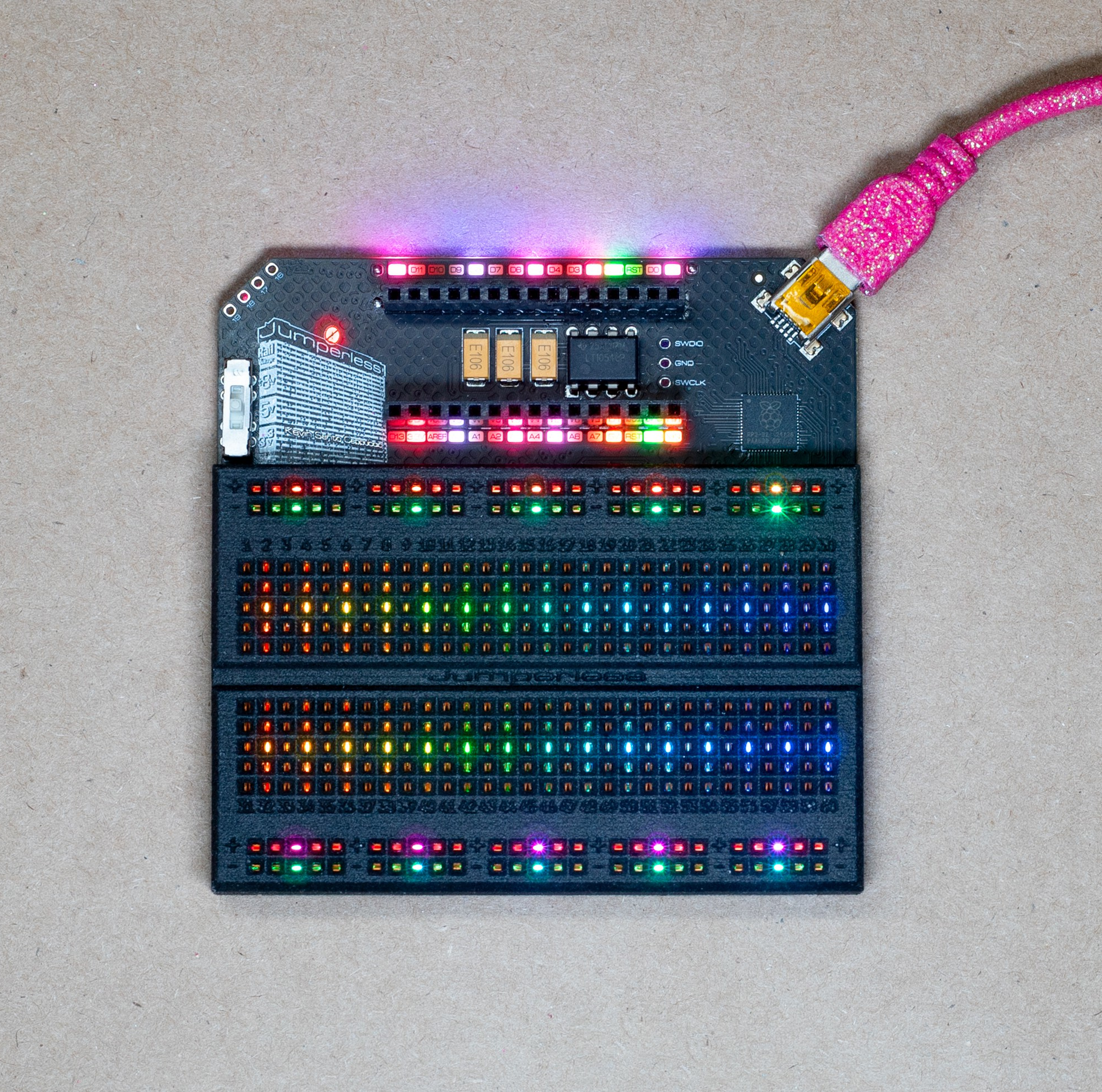 Hackaday Prize 2023: Jumperless, The Jumperless Jumperboard | Hackaday