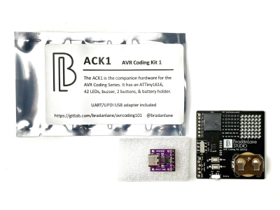 The contents of the ACK1 kit