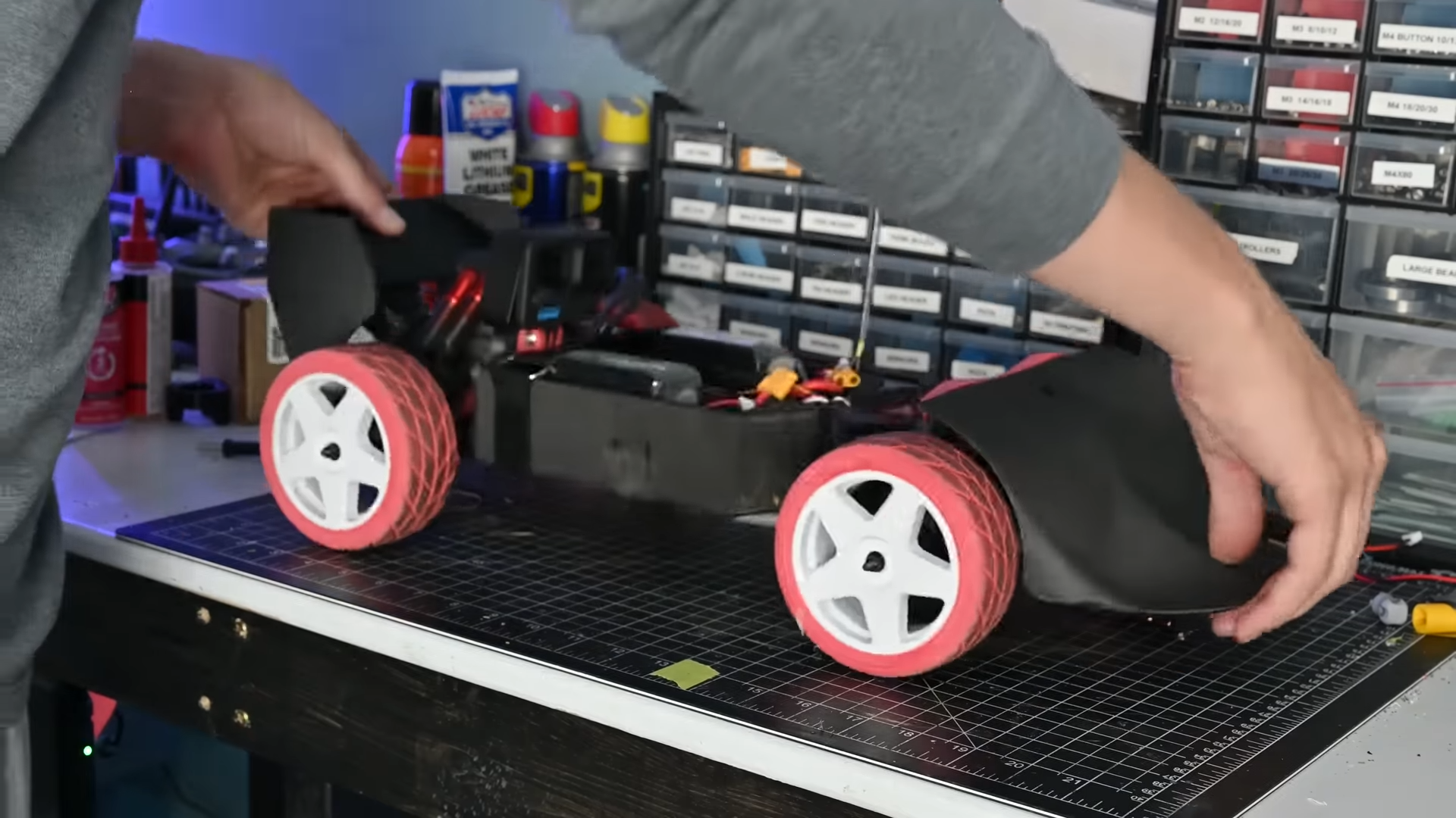 La impresión 3D de neumáticos para coches RC es rápida