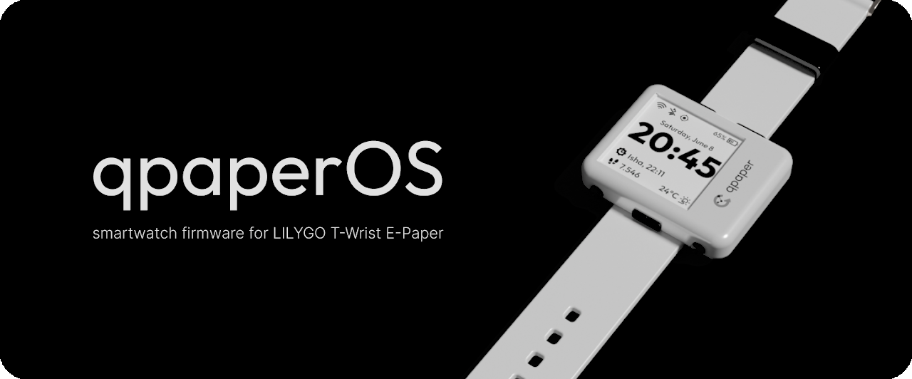 An Open Firmware For LILYGO’s E-ink Smart Watch