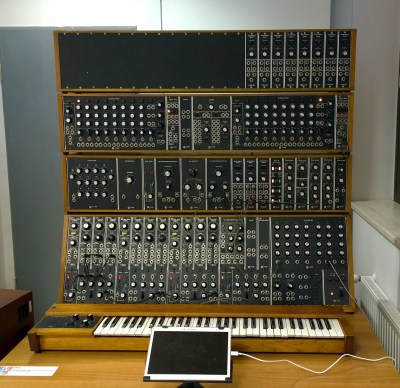 A 1973 Moog modular synthesiser